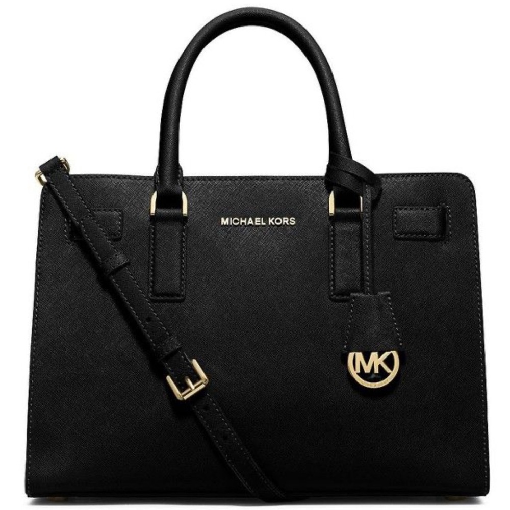 Michael Kors Dillon Saffiano Large Black Purse